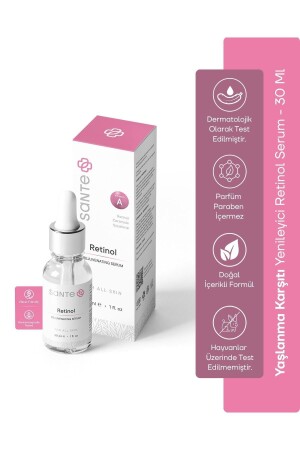 MNZ- تجديد وإصلاح ومثبات التجاعيد العميقة ريتينول سيروم 30 مل (1% RETINOL CERAMİDE SQUALENE) SP28 - SantePlus