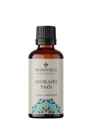 زيت أفوكادو من MNZ 30 مل مطبوع بارد 100% نقي وطبيعي (زيت أفوكادو) - Monoville