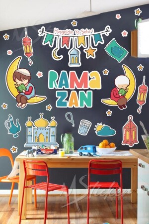 MNZ - مرحباً بكم في رمضان - رمضان موضوع التعليم والترفيه الملصقات المجموعة - تعزيز رمضان شريف 30 × 135 - MSticker