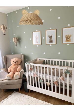 غرفة الأطفال MNZ - شمعة أذني بوهيمية راتنان بامبو ويكر شمعة 30 سم - Staphome