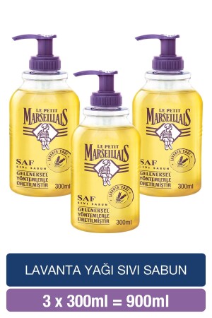 MNZ-سائل صابون ليفند 300 مل x3 35746612238413 - Le Petit Marseillais