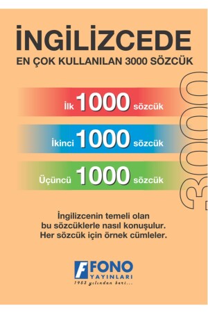 MNZ-أول 3000 كلمة من اللغة الإنجليزية - Fono Yayınları