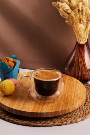 MNZ-مضاعفة جدار 300ml كوب زجاجي 12473 - Perotti