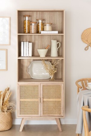 ملفات خشبية من طراز MNZ مع تفصيل غطاء هزران، المكالمة 302 - ŞafakMobilya