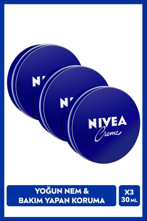 كريم MNZ 30ml- حماية الرعاية- مرطبة مكثفة طويلة الأمد- اليد والوجهه والجسم- X3 قطع - Nivea