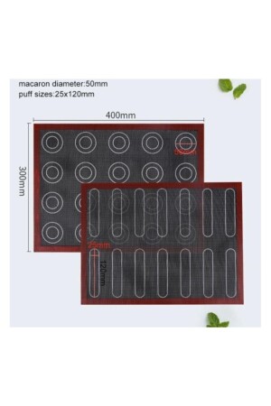 مكرونات الجانب المزدوج MNZ ويدخل في سيلبات 30x40cm M017 - Siliko World