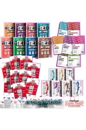 MNZ-أكبر مجموعة شاملة من المواد البداية والنهائية مجموعة الموضوع شرح، أسئلة البنوك، مقالات 31 منتجات 1008 صفحة tytfullset - Fragman Yayınları