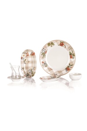 MNZ-ربيع 32 قطعة بيز بلايد الإفطار مجموعة 1S6442-02001-BEJ01 - Schafer