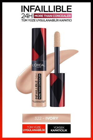 مُخفّف من MNZ - كُلّ الوجه 322 عاج - L'oreal Paris