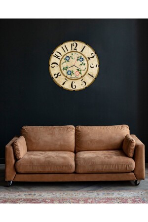 MNZ-إكسسوري الزهور الرائعة الرائعة الساعات الحائطية 33x33 - Kututr