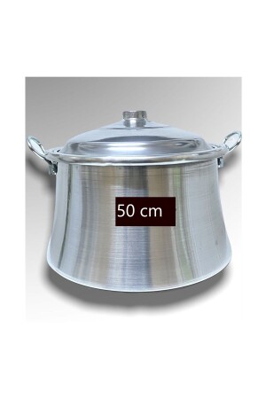 كادران عربي من الألومنيوم من MNZ ووعاء الطهي 35 لتر، رقم 50 مع 50 مسدس - Yıldız çelik