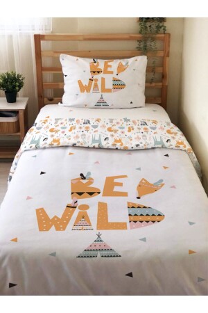 MNZ-مزدوج الجانب الخيمة نمط بلا ورقة مجموعة طباعة واحدة غطاء غطاء مجموعة أبيض 35935 - Evmila