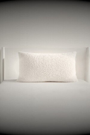 MNZ-مستطيل بلوش تيدي ديكوراتي وسادة وسادة القياس 35x55 - Benlisso Home