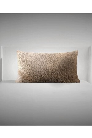 MNZ-مستطيل بلوش تيدي ديكوراتي وسادة وسادة قضية براون 35x55 - Benlisso Home