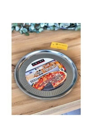 MNZ-الفخامة بيتزا من الفولاذ المقاوم للصدأ لاخماكون صناديق الحجم الكبير 36 سم 56pzza36 - Abant