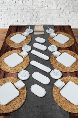 مجموعة من طعام الإفطار من طراز MNZ 36 قطعة سلسلة Beyşehir - Evimsepette