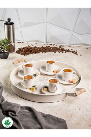 صناديق الخدمة من المعدن من نوع MNZ مع الملاهي الخشبية 37 سم، صناديق القهوة، صناديق العرض (CACTUS طباعت) LN1026 - Lin Metal