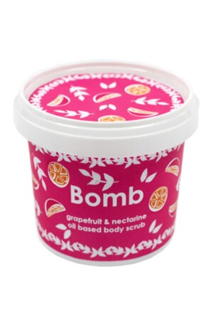 MNZ- غريبي فروت & نيكتارين كشافة الجسم 375 غرام - Bomb Cosmetics