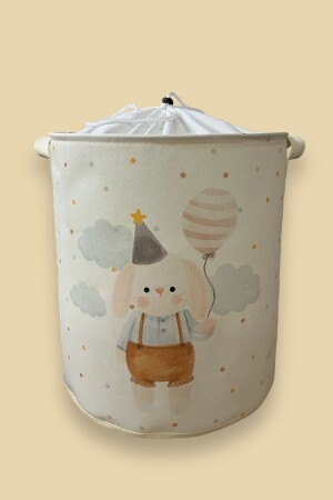 صندوق تخزين الألعاب متعددة الأغراض من MNZ سلة غسيل الملابس القذرة سلة المنظمات المثبتة 37x40 - Prendi Home