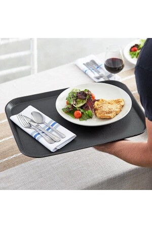 MNZ- مستطيل لا تتزلج صالونة 38x51 سم - أسود 114GLB1520 - Globy