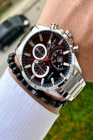 MNZ-الصدأ المقاوم للصدأ المزروعة ساعة المساواة للرجال+3atm مضادة للماء DKBSRN2560575 - Daniel Klein