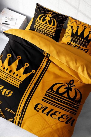 MNZ-ملك الملكة 3d القطن ساتين مزدوج غطاء غطاء مجموعة monohome3701 - Monohome