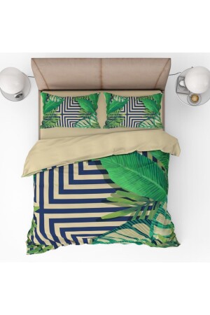 جيميترية MNZ و نمط ورقة الاستوائية 3D رقمية المطبوعة غطاء غطاء مجموعة TYC00179032845 - Pusula Home