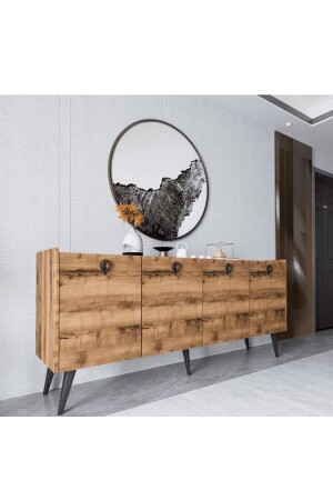 أثاث MNZ كايا كنسول النوز مع 4 أبواب ومرفق 180 سم KK180 - ALONEX HOME