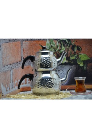 علبة شاي مصممة من الألومنيوم من نوع MNZ رقم 4: (2.3 لتر لكل 5 أشخاص) adc4 - qpazar