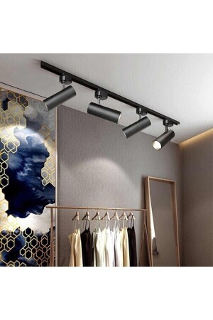 القياس الأسود من MNZ و ضوء النهار 4 قطع 360 درجة تدور مصباح الشموع اليد 1 Mt ريل لومينيير ريل الشموع 4 GR-Ray-4 - GARRA