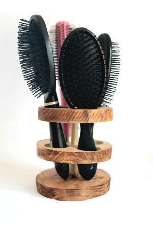 MNZ-خشب خفافة موقف 4 قسم خفافة رف مستديرة مصنوعة يدوياً من الجوز 9000 خفافة رف - Sekiz