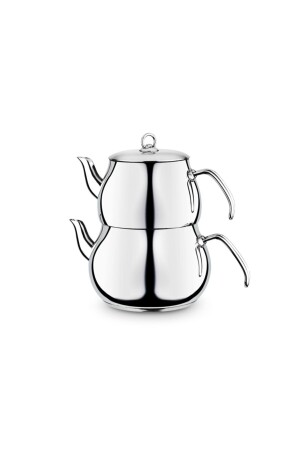 علبة شاي من فولاذ MNZ مع معقبض الأسلاك غير التدفئة ماكسية الحجم 4 لتر GAÇ101 - BARON