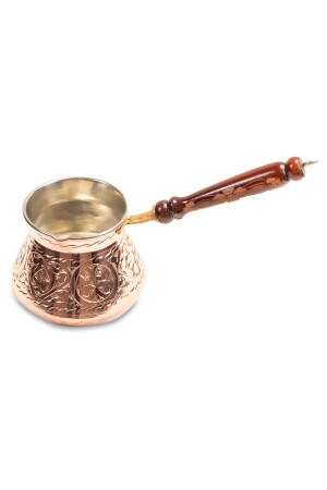 MNZ - قنينة قهوة نحاس حمراء مصنوعة يدوياً لـ 4 أشخاص HNDYGOBKCV08 - Handygoo