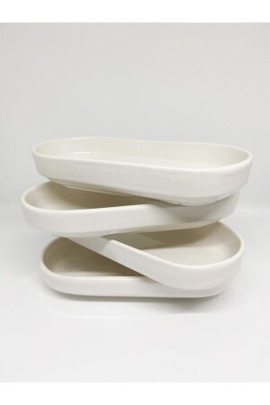 MNZ-وحدة، فئة السيراميك 4 قطع رف صوص الفطور كأس قوارب HNSLD4LÜ - Deva Seramik