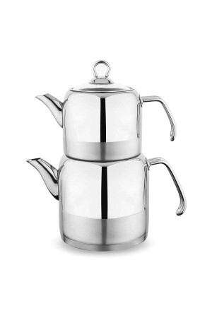 مجموعة من صناديق الشاي المعدنية من جزيرة MNZ (كبير) - 4 قطع - Inox 1S002-15001-INX03 - Schafer