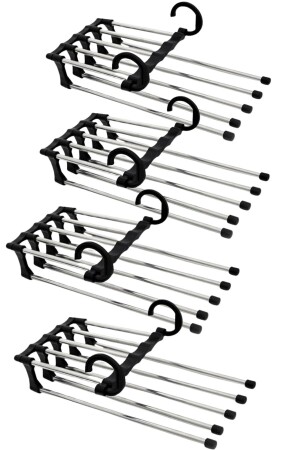 MNZ-® 4 قطع ملابس ملابس متحركة ملابس داخلية ربطة شال منظمة معلقة من طبقات منظمة PRA-5437238-1751 - Buffer