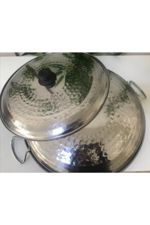 علبة صبخ من ورقة MNZ مع غطاء، علبة صبخ من الكروم المقاوم للصدأ 40 سم 62431103548 - ÜZÜM ÇELİK