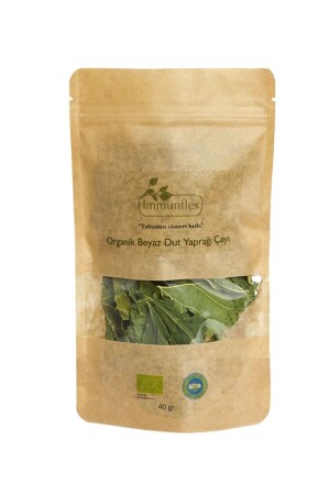 الشاي من ورق الفلفل الأبيض من MNZ- العضوي 40 جرام - Immunflex