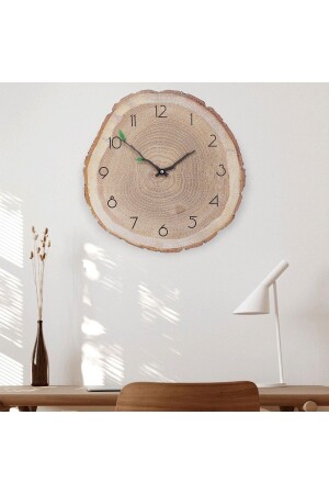 قنب شجرة مزخرفة MNZ شكل 40 سم ساعة الجدار ktksb - CajuArt