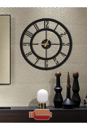 MNZ- ليزر الديكورية قطع الحديد الجدار ساعات الأرقام40 - TASAGRAM