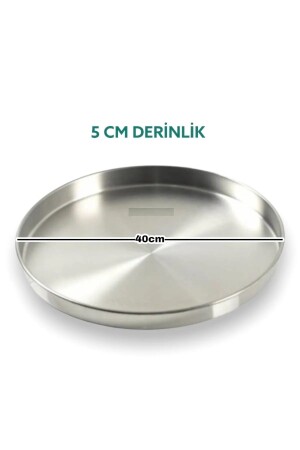 مادة من الألومنيوم من الخبز (MNZ) ، وعاء الخبز من الألومنيوم 40 سم من الجانب - Yıldız çelik