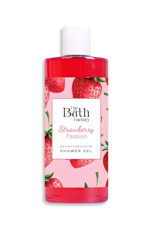 MNZ - مرطبة وتغذية جريل دش مزخرفة الفراولة 400 مل - The Bath Factory