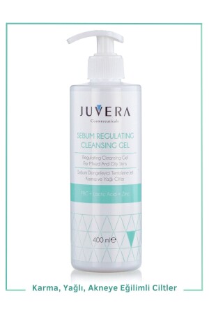 غسل جيل من MNZ للجلد الدهني والحساس بالثمل - غسل الجيل المنظم للثمل 400ml 100 01 004 - JUVERA Cosmeceuticals