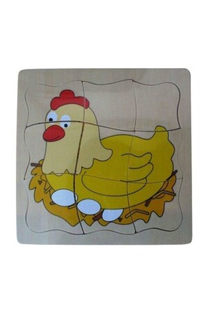 مرحلة تطوير الدجاج MNZ لغز الحدائق الاطفال الخشبية ألعاب مونتيسوري 4090 - Laylay Toys