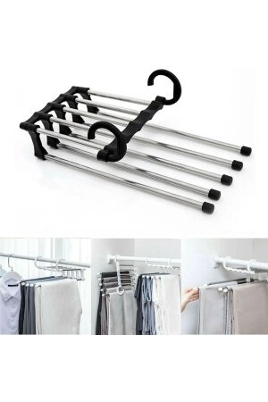 MNZ-متحرك داخل خزانة الملابس البنطلون ربطة شال شنجر منظمة نظام شنجر طبقات منظمة (4262) - Hombak