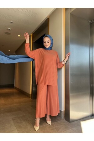 MNZ-مذهل كاملة ملعقة سراويل واسعة الساق و تونيك ملابس رمل 44150 - Tactus