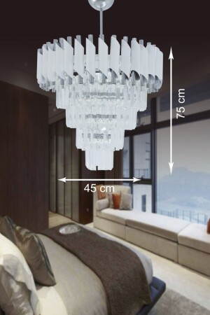 MNZ-بيضاء الفضة 45 فاخرة كريستال الحجر الشنابل BS45 - MATMAZEL AKSESUAR