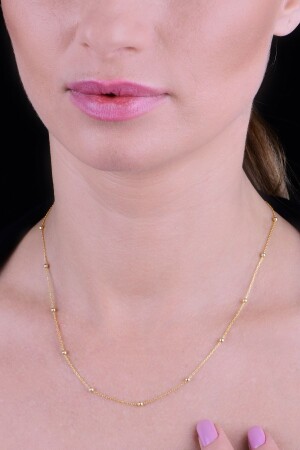 MNZ- الفضة 45 سم زمن كرة ذهبية كرة سلسلة SGTL8729 - Söğütlü Silver