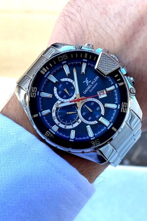 مقعد من حبل من الفولاذ MNZ معصمة مع سند الضمان وسلسلسلة ساعة خاصة47 - Daniel Klein