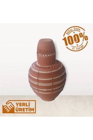 MNZ - صناعة اليد من الخزف المياه جنجر 5 ليتر + صناعة اليد من الخزف الكأس 003 - TESTİTASARIM